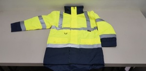 5 X BRAND NEW BLUE BEAR HI VISIBILITY JACKETS SIZE MEDIUM