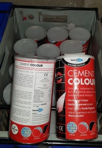 16 X BRAND NEW BOND IT BUILDERS COMPLETE CEMENT COLOUR IN VARIOUS COLOURS IE BLACK, BROWN AND RED