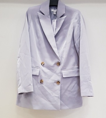 11 X BRAND NEW TOPSHOP LILIAC BUTTONED BLAZERS SIZE 8 RRP £59.00 (TOTAL RRP £649.00)