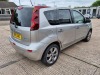 SILVER NISSAN NOTE N-TEC. Reg : BW11 XAE, Mileage : 81627 Details: 1 KEY MOT EXPIRED 19/05/2022 AIRCON SATNAV SERVICE HISTORY TO 77,820 MILES - 4