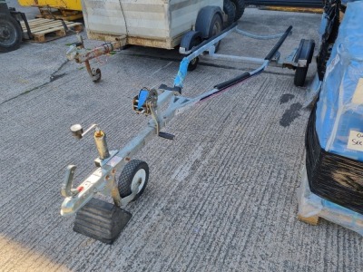 INDESPENSION GALVANISED JET SKI TRAILER, SINGLE AXLE, WITH JOCKEY WHEEL