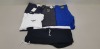 6 PC MIX LOT TO INCLUDE JACK WOLFSKIN MARAKECH TROUSERS PHANTOM ( SIZE 34 R) , PAUL SMITH CHEQUERED TROUSERS IN NAVY ( SIZE36 W ) , CYBERJAMMIES T-SHIRT IN BLUE ( SIZE 18 ) CALLAWAY SHORTS IN BLUE ( SIZE 32 W ) , HYPE JOGGING BOTTOMS IN BLACK/WHITE ( SIZE