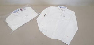 10 X BRAND NEW JACK WILLS LONG SLEEVED SHIRTS ALL IN WHITE IN VARIOUS SIZES TO INCLUDE SIZE 8 , 10 , - RRP £ 49.95 PP - TOTAL RRP £ 499.50