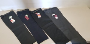 100 + BRAND NEW WINTERBOTTOMS TROUSERS IN GREY, BLACK AND CHARCOAL IN VARIOUS SIZES