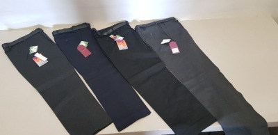 100 + BRAND NEW WINTERBOTTOMS TROUSERS IN GREY, BLACK AND NAVY IN VARIOUS SIZES