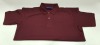 62 X BRAND NEW PAPINI APS WINE COLOURED POLO SHIRTS IN SIZE UK XS (29) XXL (33)