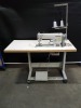 1 X BROTHER S-1000A-3 HIGH SPEED LOCKSTICH INDUSTRIAL SEWING MACHINE COMES WITH TABLE AND FOOT PEDALS