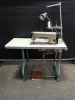 1 X BROTHER B755-MK2 INDUSTRIAL LOCKSTITCH SEWING MACHINE COMES WITH TABLE AND FOOT PEDALS