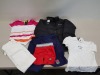 6 PC MIX LOT TO INCLUDE NICCE DECA PADDED COAT IN BLACK ( SIZE M ) , UMBRO ENGLAND RUGBY SHORTS IN NAVY ( SIZE M ) , LIMITED SPORTS SAMAN T-SHIRT IN PINK ( SIZE 10) , CONVERSE ALL STAR SHORTS IN RED ( SIZE 24 MONTHS ) , JOULES MONROE JEANS IN WHITE ( SIZE