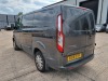 GREY FORD TRANSIT CUSTOM 300. ( DIESEL ) Reg : EG18CTF, Mileage : 54,089 Details: FIRST REGISTERED 31/7/2018 2 KEYS HAS V5 & MOT UNTIL JULY 2022 AIR CON, CRUISE CONTROL, AUTO LIGHTS REVERSING SENSORS, DEADLOCKS ON BACK & SIDE DOORS 1995CC - 3