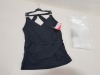 13 X BRAND NEW SPANX BLACK DRAPED TANKINIS SIZE 14 AND 18 RRP $128.00 (TOTAL RRP $1664.00)