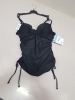 20 X BRAND NEW SPANX JET BLACK PUSH UP TANKINIS SIZE SMALL AND MEDIUM RRP $34.99 (TOTAL RRP $699.80)