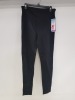 10 X BRAND NEW SPANX BLACK PONTE TROUSERS IN SIZE 1X RRP $50.00 (TOTAL RRP $500.00)