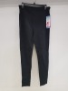 10 X BRAND NEW SPANX BLACK PONTE TROUSERS IN SIZE 1X RRP $50.00 (TOTAL RRP $500.00)