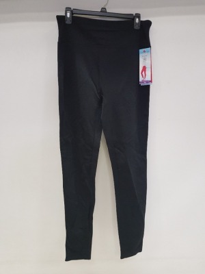 10 X BRAND NEW SPANX BLACK PONTE TROUSERS IN SIZE 1X RRP $50.00 (TOTAL RRP $500.00)