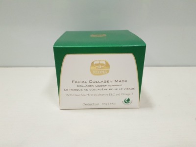 5 X BRAND NEW KEDMA FACIAL COLLAGEN MASK WITH DEAD SEA MINERALS, VITAMINS E&C AND OMEGA 3 100G 3.4OZ EXP DATE 9/4/2024