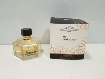 48 X BRAND NEW DESIGNER FRENCH COLLECTION OUR VERSION OF FLORA BY GUCCI FLOWER EAU DE PARFUM VAPORISATEUR NATURAL SPRAY 85ML 2.9FL.OZ.