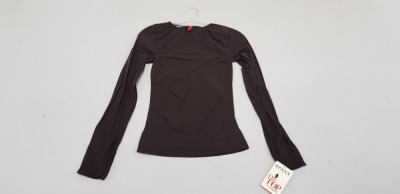 28 X BRAND NEW SPANX CLASSIC LONG SLEEVE BITTERSWEET LADIES TOPS SIZE MEDIUM