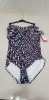 12 X BRAND NEW SPANX CHEETAH DAZE ONE PIECE SWIMSUITS SIZE 14 RRP $188.00 (TOTAL RRP $2256.00) (PLEASE NOTE BUCKLES ARE FADED)