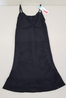 19 X BRAND NEW SPANX DEEP BLACK FULL SLIP IN SIZE 1X RRP $54.00 (TOTAL RRP $1026.00)