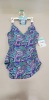 5 X BRAND NEW SPANX PAISLEY DOT CRISS CROSS TANKINIS SIZE MEDIUM RRP $34.99 (TOTAL RRP $174.95)