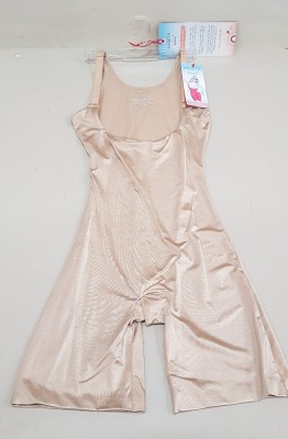 31 X BRAND NEW SPANX VERY BARE OPEN BUST MID THIGH BODY SHAPER SIZE SMALL