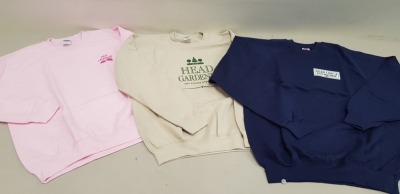 33 PIECE MIXED GARDEN CLOTHING LOT CONTAINING GARDENERS SWEATSHIRTS ETC IN VARIOUS STYLES AND SIZES