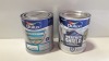 30 X BRAND NEW DULUX LOT TO INCLUDE DULUX WEATHERSHIELD FOR EXTERIOR WOOD PRESERVATIVE PRIMER AND DULUX WEATHERSHIELD IN ( PURE BRILLIANT WHITE ) FOR EXTERIOR WOOD AND METAL ALL IN 750 ML