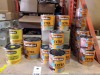 37 X BRAND NEW SADOLIN LOT TO INCLUDE SADOLIN EXTRA DURABLE WOODSTAIN IN VARIOUS COLOURS AND SIZES TO INCLUDE ( LIGHT OAK , MOHOGONY , JACOBEAN WALLNUT AND TEAK ) AND SADOLIN EXTRA DURABLE CLEAR COAT ( CLEAR SATIN ) - ALL IN VARIOUS SIZES 500ML ,1L //