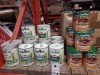 27 X BRAND NEW PAINT LOT TO INCLUDE 14 X CUPRINOL GARDEN SHADES FOR GARDEN WOOD ( SILVER BIRCH , SEAGRASS , WILLOW , COUNTRY CREAM ALL IN 1 LITRE ) AND 13 X CUPRINOL GARDEN FURNITURE STAIN ( IN OAK ) ALL IN 750 ML