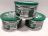 42 X BRAND NEW RONSEAL HIGH PERFORMANCE WOOD FILLER ( IN NATURAL ) 275 G