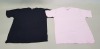 LARGE QUANTITY OF GILDAN AND FRUIT OF THE LOOM T SHIRTS IN PINK AND BLACK IN VARIOUS SIZES