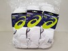 14 X BRAND NEW 6 PACK ASICS INVISIBLE SOCKS UK SIZE 6-8.5