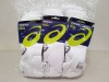 18 X BRAND NEW 6 PACK ASICS INVISIBLE SOCKS UK SIZE 6-8.5