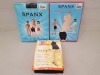 30 X BRAND NEW MIXED SPANX LOT CONTAINING SPANX POWER PANTIES ( SIZE G ) ALL IN BLACK , AND SPANX TOUT AND ABOUT SHAPING SKIRT IN ALL BLACK