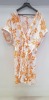 40 X BRAND NEW F&F FLORAL DETAILED DRESSES SIZE 20 RRP £20.00 (TOTAL RRP £800.00)