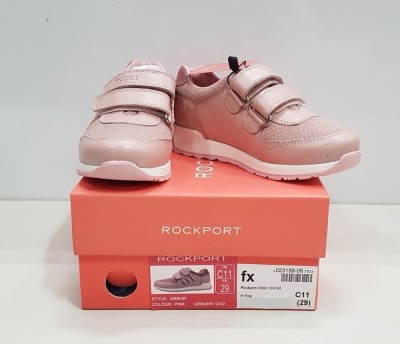 6 X BRAND NEW ROCKPORT ARBOR PINK SHOES IN KIDS UK SIZE 2