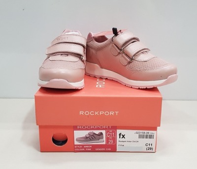 6 X BRAND NEW ROCKPORT ARBOR PINK SHOES IN KIDS UK SIZE C12