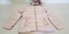 4 X BRAND NEW DOROTHY PERKINS PINK ZIP UP JACKETS SIZE UK SIZE 10