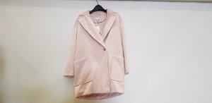 12 X BRAND NEW DOROTHY PERKINS PINK BUTTONED JACKETS UK SIZE 8, 14 AND 16 RRP £65.00 (TOTAL RRP £780.00)