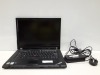 1 X LENOVO T500 LAPTOP WITH INTEL CENTRINO VPRO 2 - HARD DRIVE WIPED - NO OS - WITH CHARGER