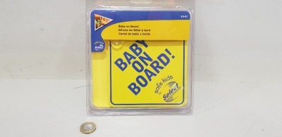 240 X BRAND NEW SELECT HARDWARE SAFE KIDS BABY ON BOARD ! SIGN FOR CAR / VAN