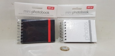 1000+ PIECE LOT TO INCLUDE MINI PHOTOBOOK ( FITS 50 X 75 MM SELF ADHESIVE PRINTS FROM POLAROID PRINTER ( COMES IN FULL PALLET )