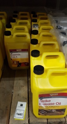 13 X MIXED LOT TO INCLUDE 8 X BRAND NEW EVERBUILD 206 PREMIUM STRIKE RELEASE OIL AND 5 X 204 PREMIUM EVERMIX 3 IN 1