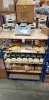 59 X PIECE LOT CONTAINING CW1308 4 PAIR TELEFONE CABLES , SILVERLINE CHIPBOARD SCREW PACK , 100M/330FT PROFFESIONAL OPEN FRAME FIBREGLASS TAPE MEASURE , BAHCO LEFT HANDED SAW HANDLE , ANGLED TIMBERCARE BRUSH , DRAPER POLYESTYRENE PANEL FOR PLASTERING AND