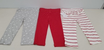 50 X BRAND NEW RETAIL BRANDED 3 PACK BABY GIRLS PANTS SIZE 12-18 MONTHS RRP £7.00 (TOTAL RRP £350.00)