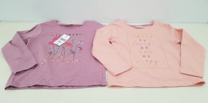 70 X BRAND NEW RETAIL BRANDED 2 PACK GIRLS KIDS LONG SLEEVED T SHIRTS SIZE 6 AND 12YEARS RRP £8.00 (TOTAL RRP £560.00)