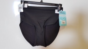 20 X BRAND NEW SPANX FULL COVERAGE BOTTOMS IN JET BLACK SIZE MEDIUM RRP $29.99 (TOTAL RRP £599.80)