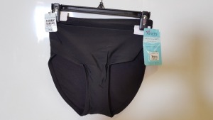 20 X BRAND NEW SPANX FULL COVERAGE BOTTOMS IN JET BLACK SIZE MEDIUM RRP $29.99 (TOTAL RRP £599.80)