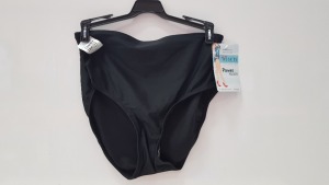 13 X BRAND NEW SPANX FULL COVERAGE BOTTOMS IN JET BLACK SIZE MEDIUM AND LARGE RRP $29.99 (TOTAL RRP $389.87)